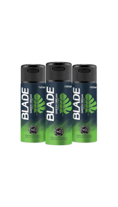 Blade Green Dream Erkek Deodorant 150 ml (3 adet)