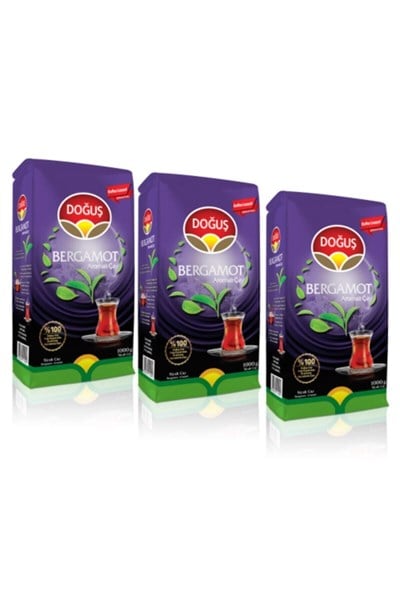 Doğuş Çay Bergamot Aromalı Siyah Çay 1 kg (3 adet)