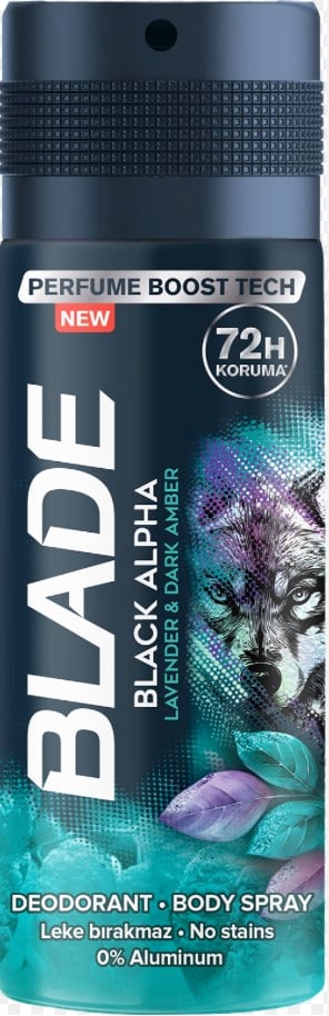 Blade Black Alpha Erkek Deodorant 150 ml (3 adet)