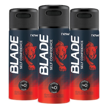 Blade Self Confidence Erkek Deodorant 150 ml (3 adet)