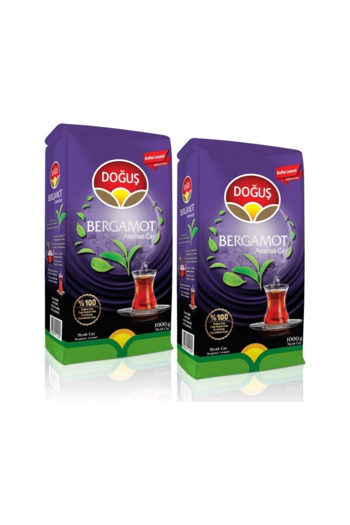 Doğuş Çay Bergamot Aromalı Siyah Çay 1 kg (2 adet)