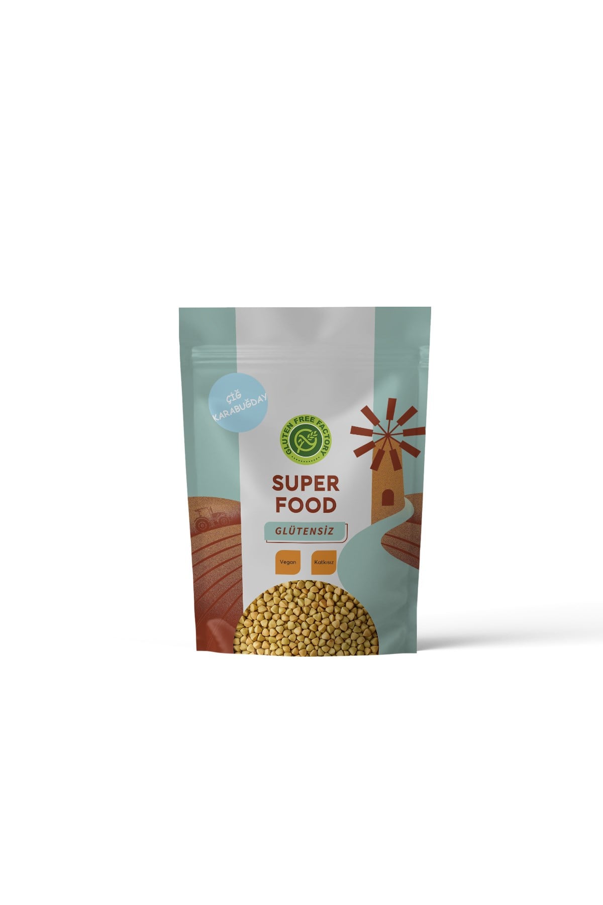 Glütensiz Fabrika Çiğ Karabuğday 1 kg