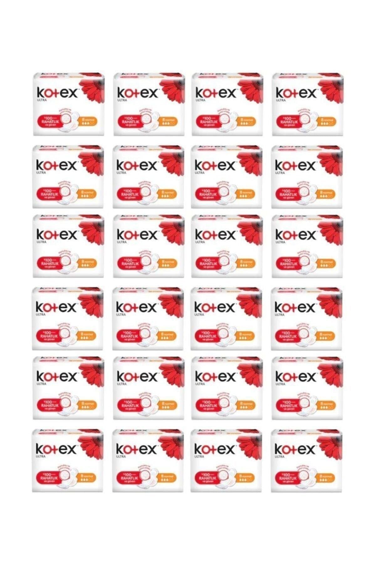 Kotex Tekli Hijyenik Ped Normal 8'li (24 adet)