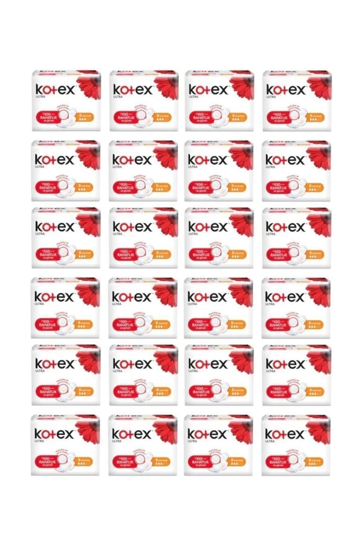 Kotex Tekli Hijyenik Ped Normal 8'li (24 adet)