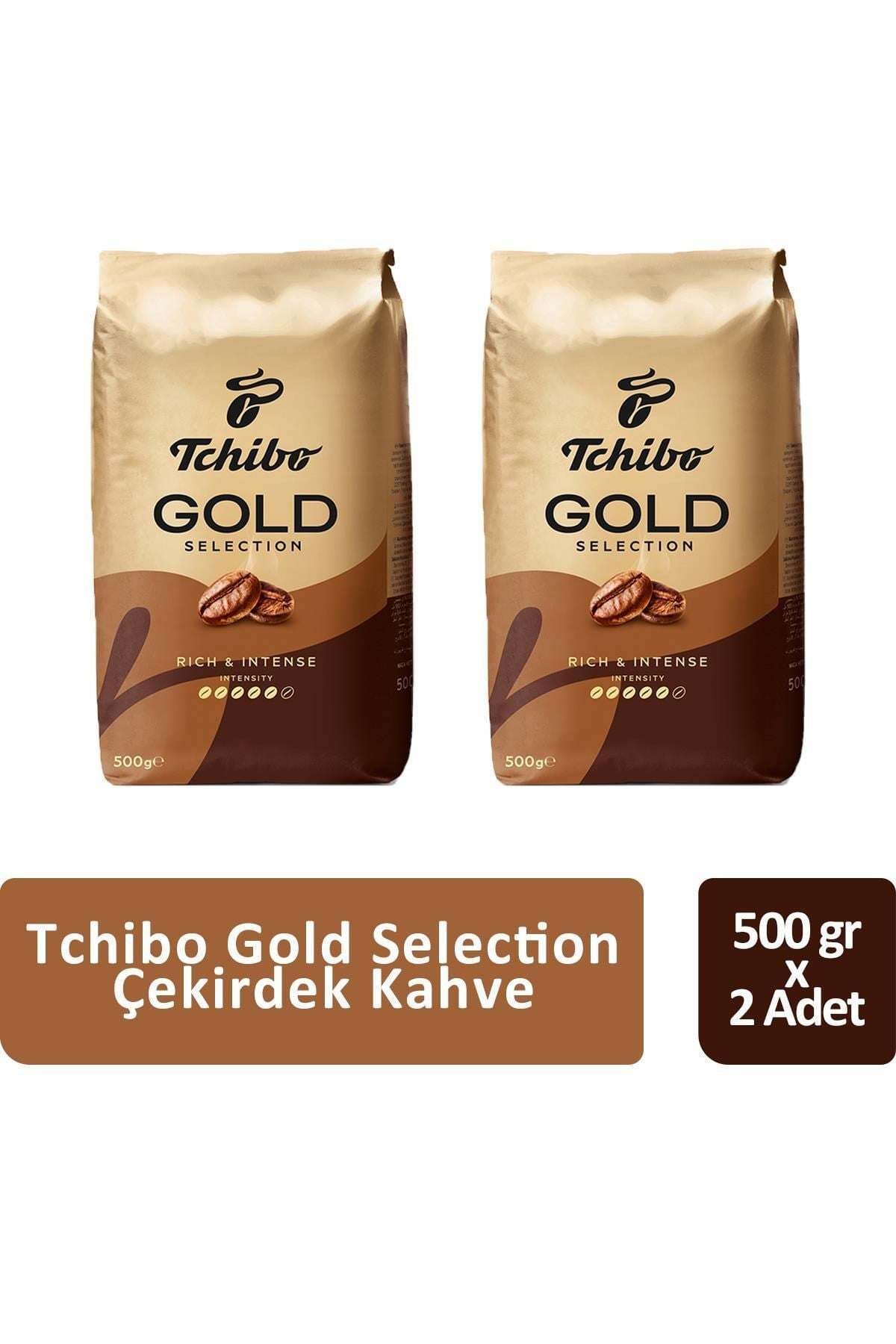 Tchibo Gold Selection Çekirdek Kahve 500 g (2 adet)