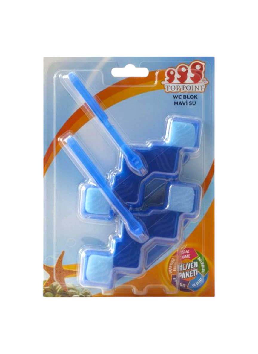 Top Point WC Blok Mavi Su 50 g (2 adet)  