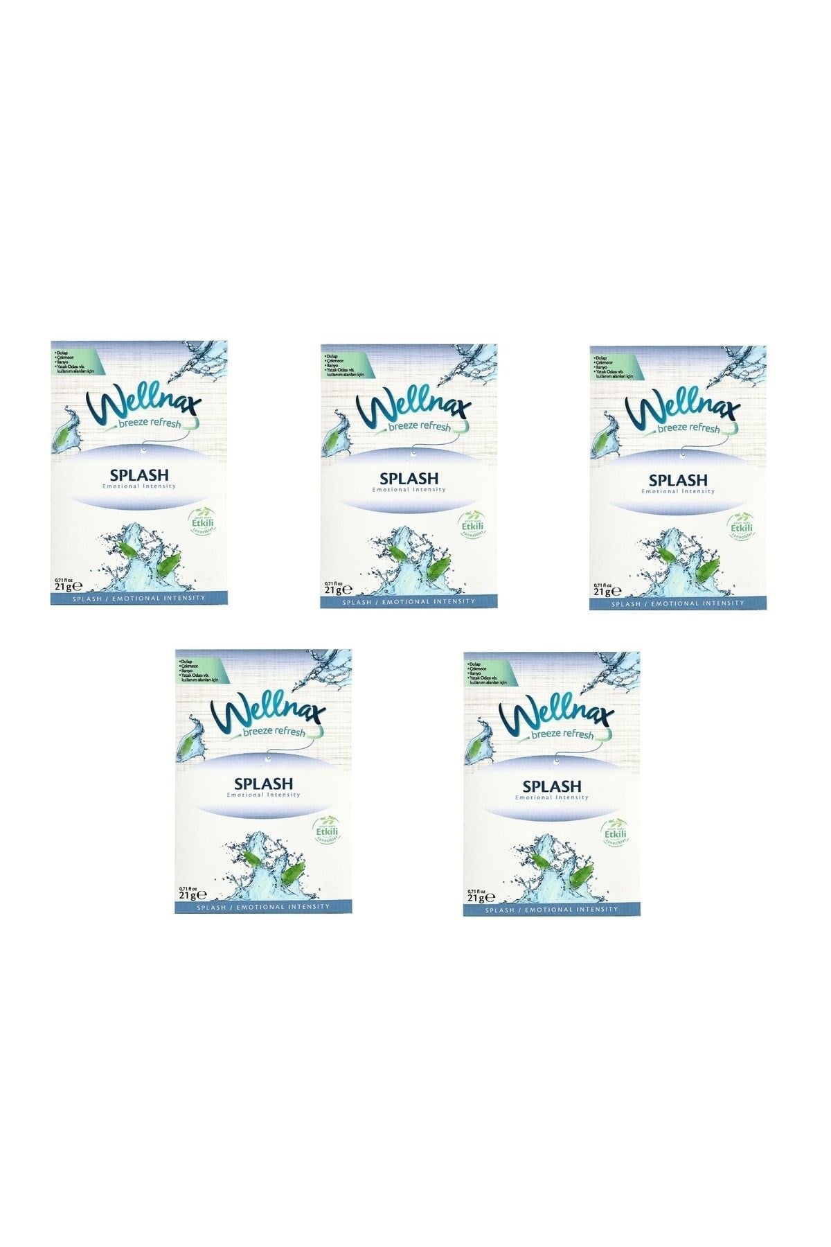 Wellnax Askılı Dolap ve Çekmece Kokusu Splash ( 5 adet)