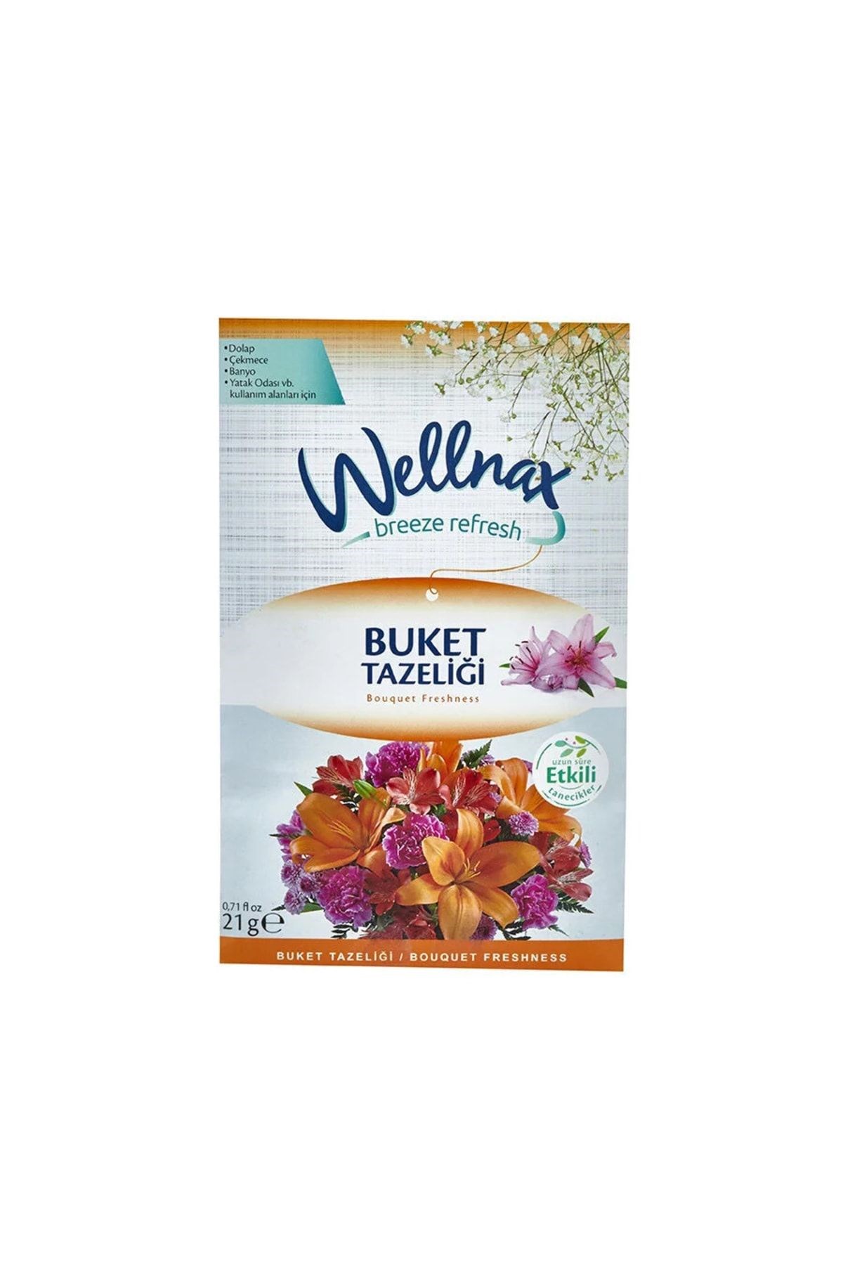 Wellnax Askılı Dolap Ve Çekmece Kokusu Buket Tazeliği