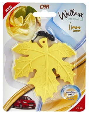 Wellnax Yaprak Oto Kokusu Ferahlatıcı Limon  