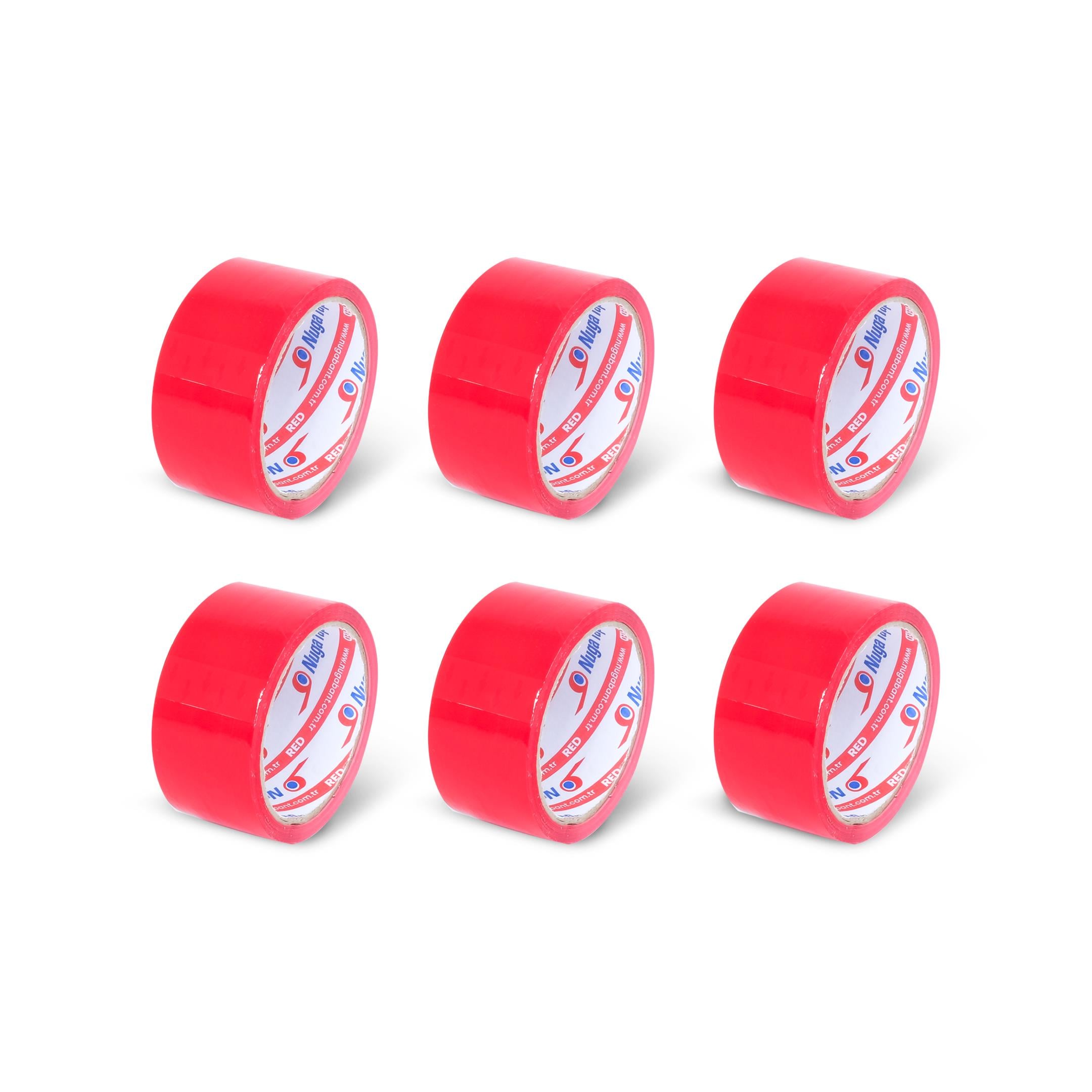 45 MM X 40 MT KIRMIZI KOLİ BANDI