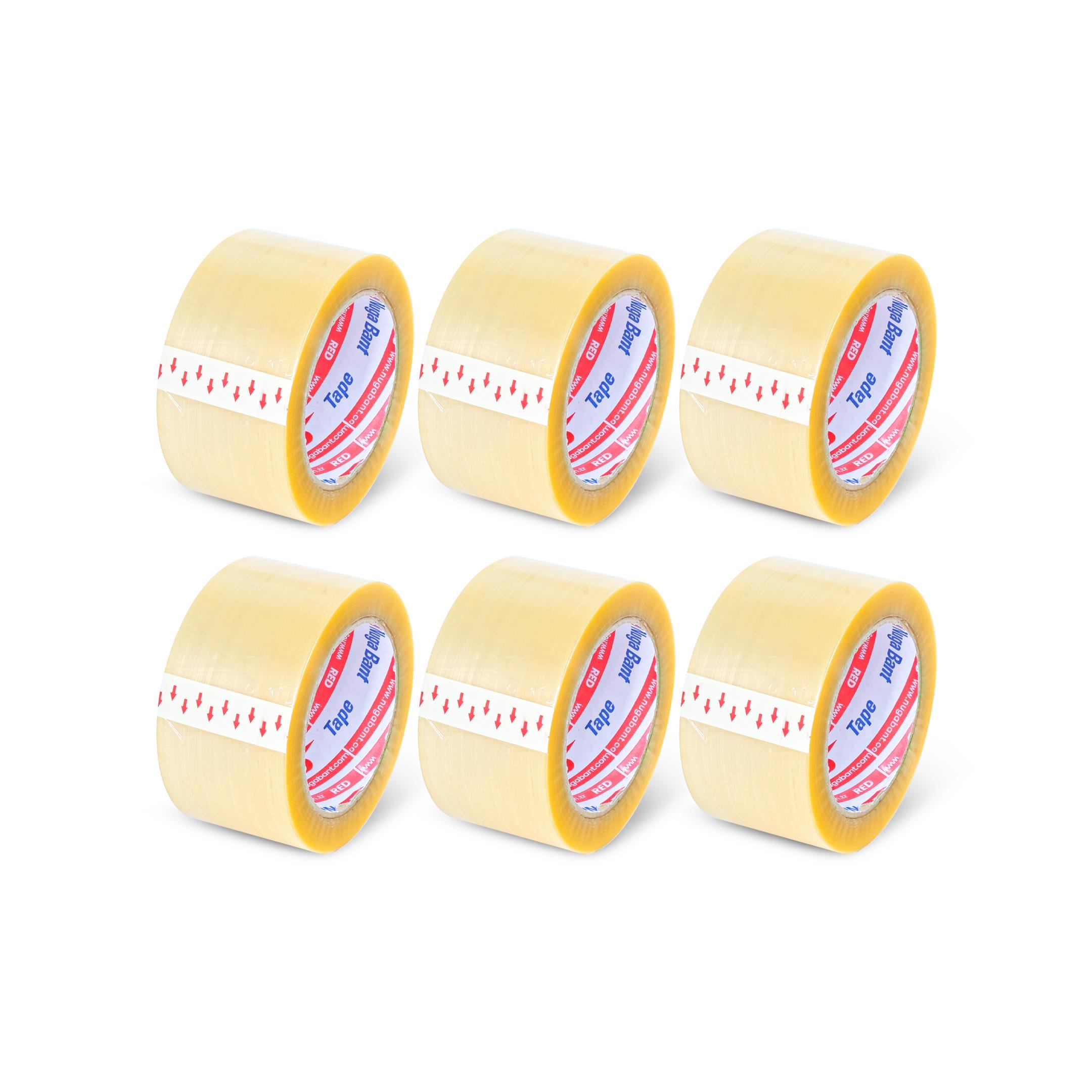 57 MM X 100 MT ŞEFFAF KOLİ BANDI HOTMELT RED