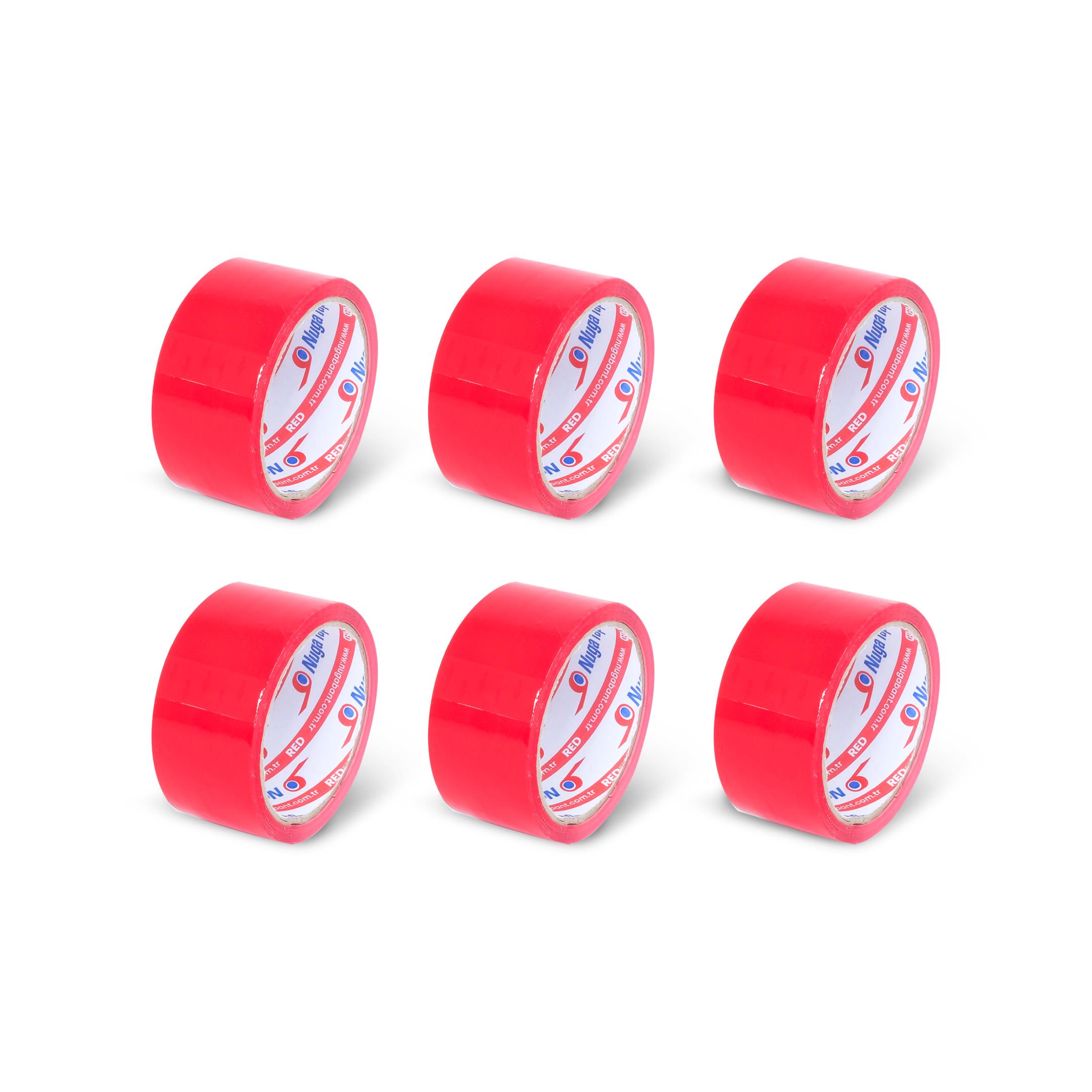 45 MM X 40 MT KIRMIZI KOLİ BANDI