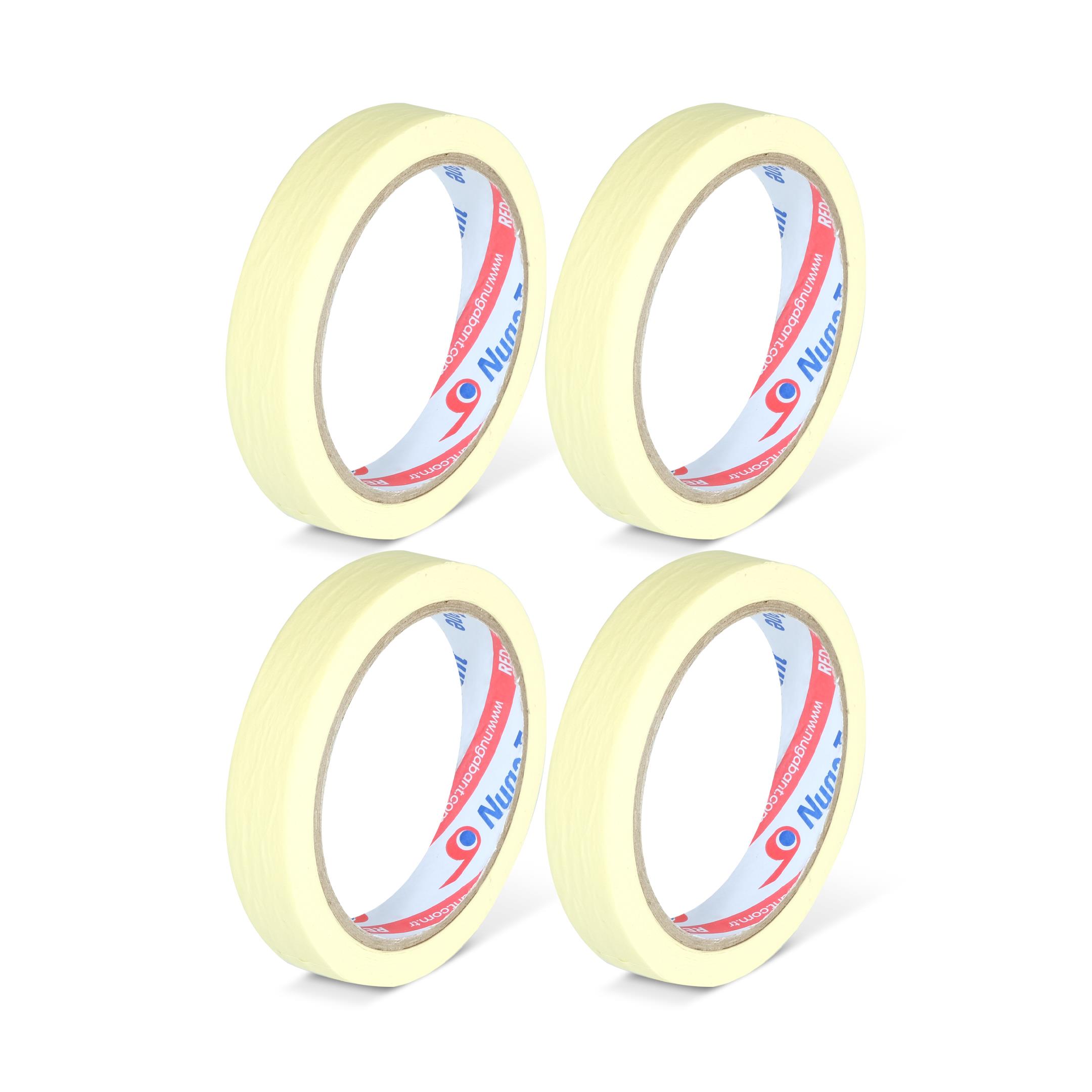 MASKELEME BANDI 18 MM X 25 MT SARI RENK GENEL KULLANIM