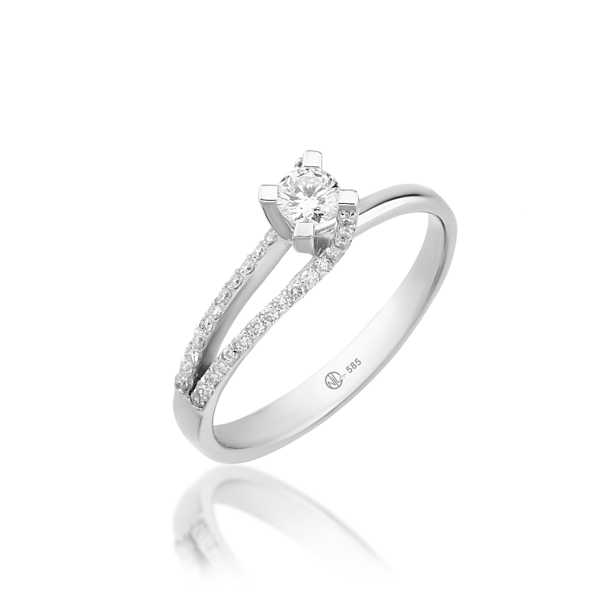 0.31 Ct. Pırlanta Cindy Tektaş Yüzük 