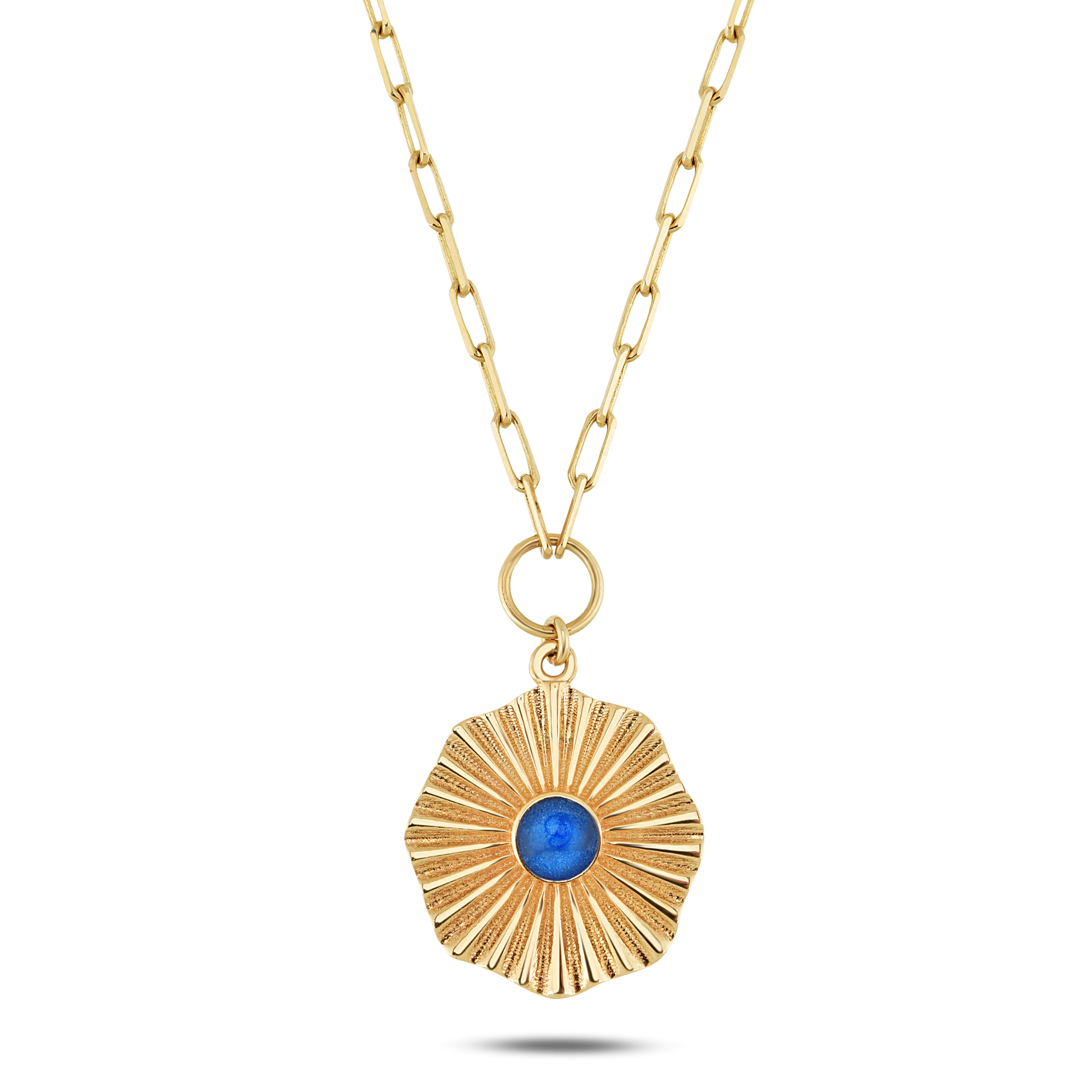 Antik Taşlı Tasarım Kolye