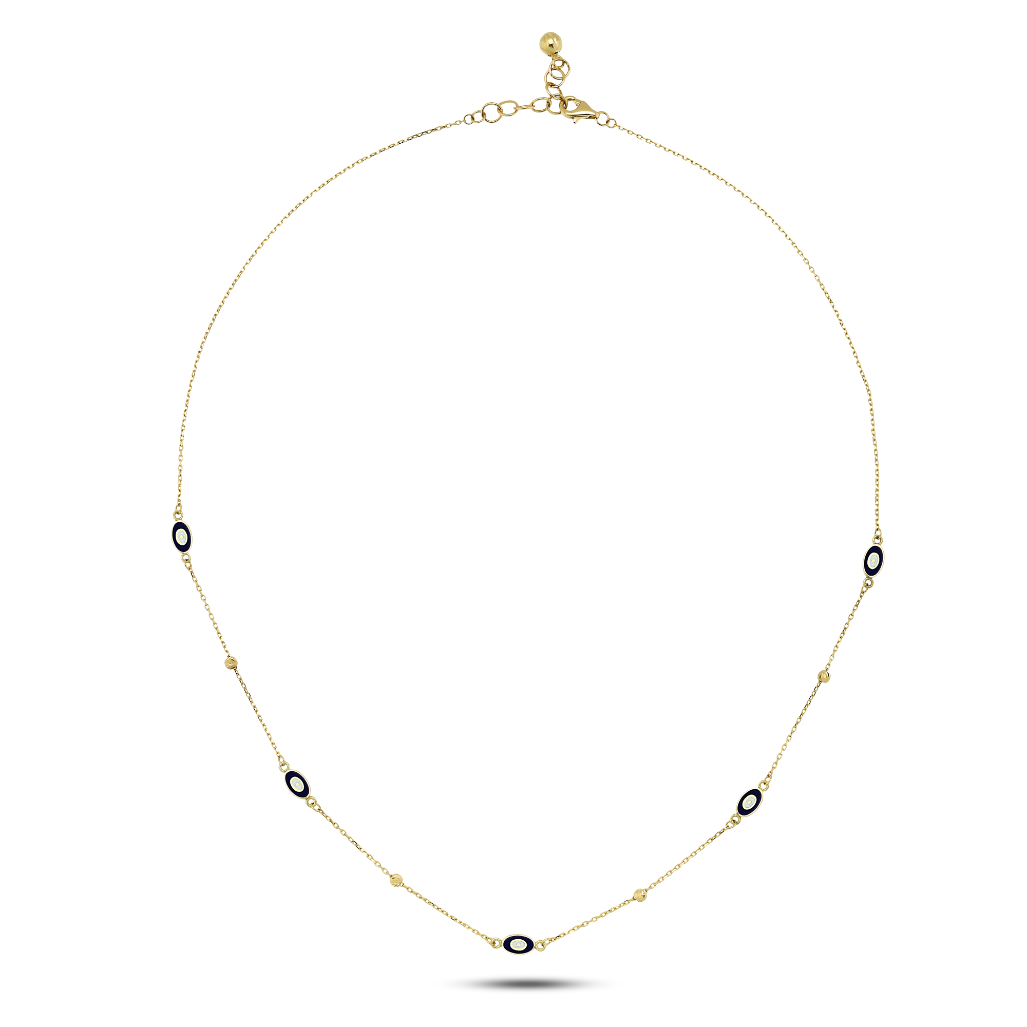 Navy Nazar Boncuk Kolye