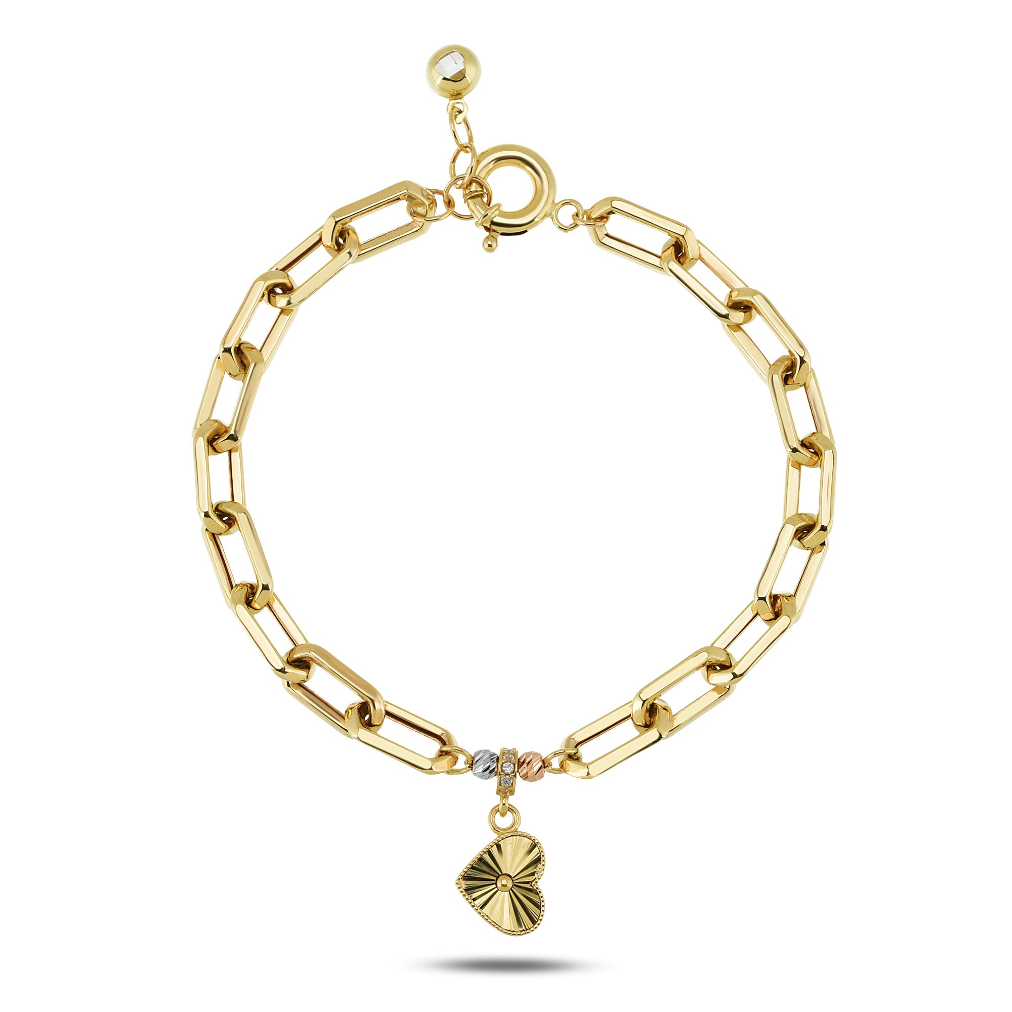 Heart Charm Minimal Bilekik