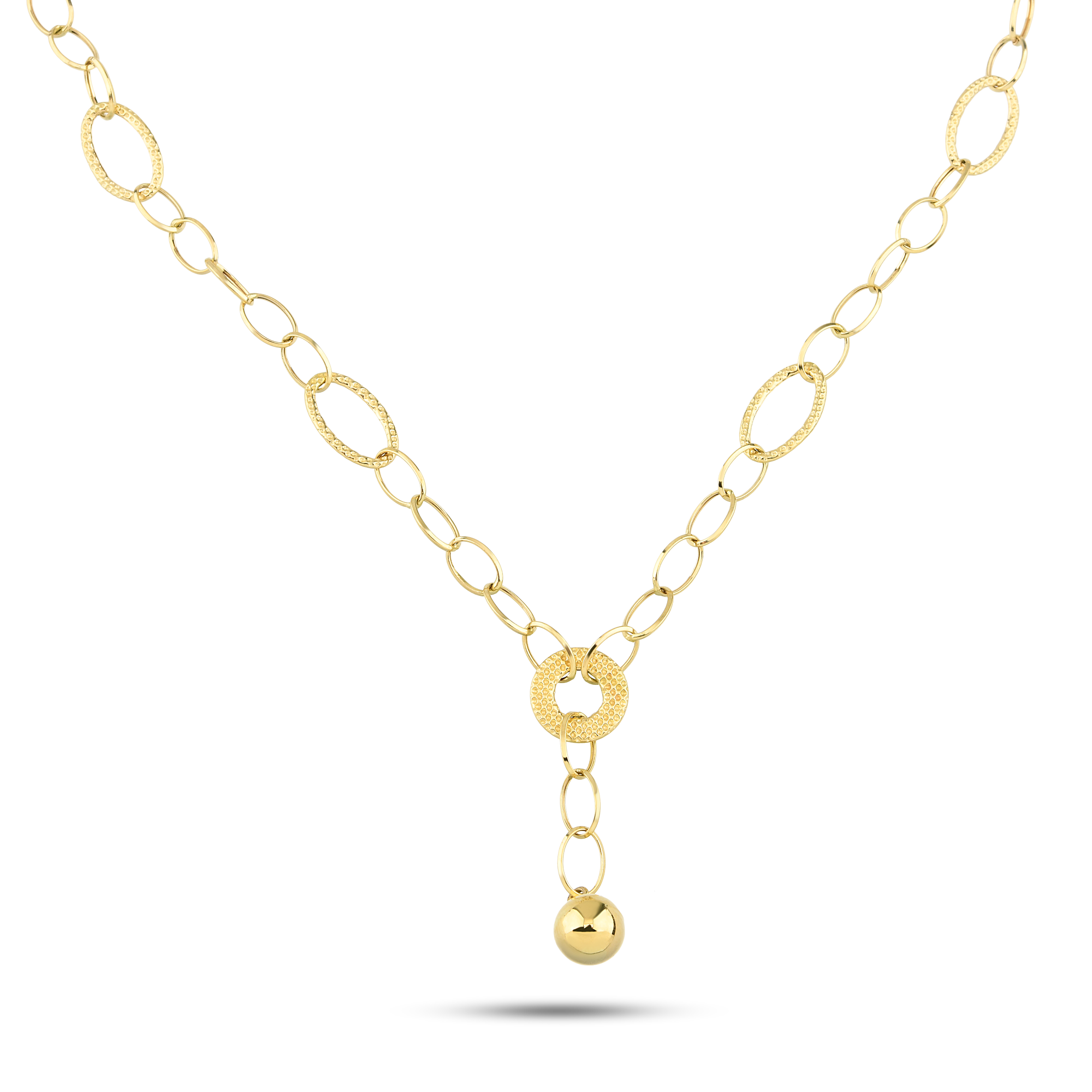 Oval Halka Minimal Kolye 