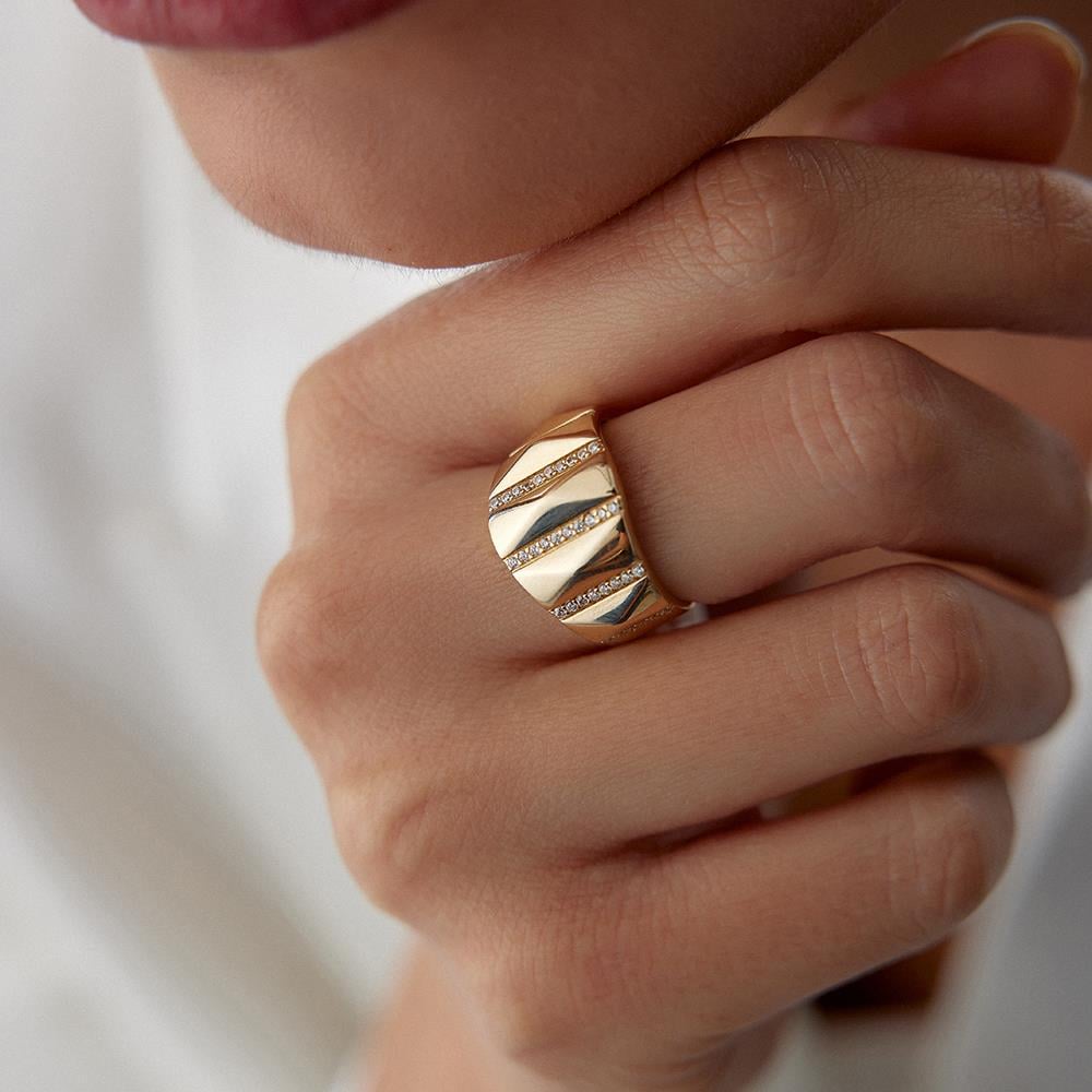 Knight Taşlı Yüzük