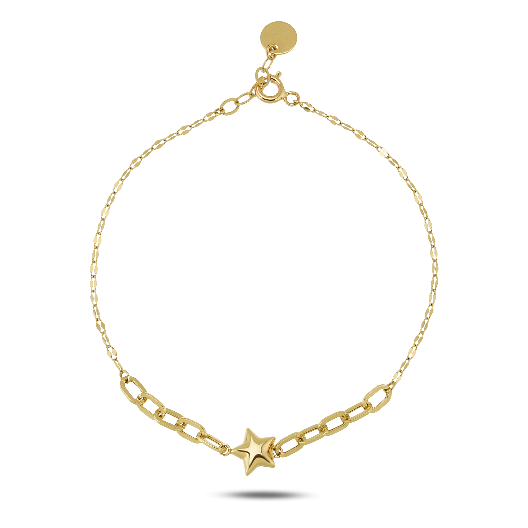 Yıldız Gold Minimal Bileklik