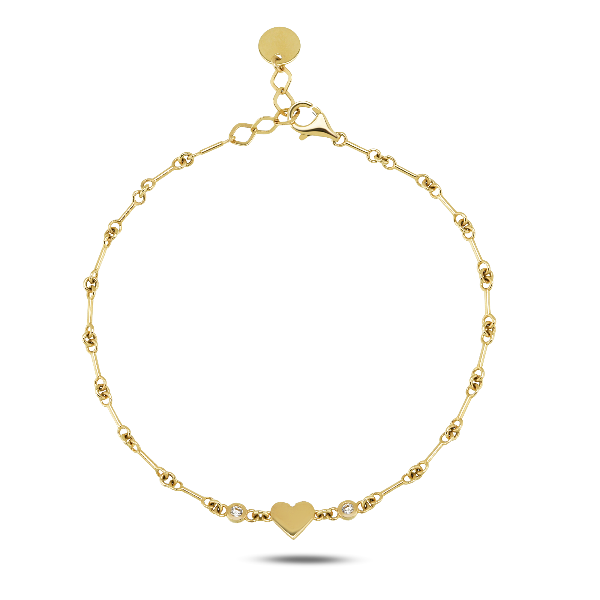 Heart Gold Minimal Bileklik