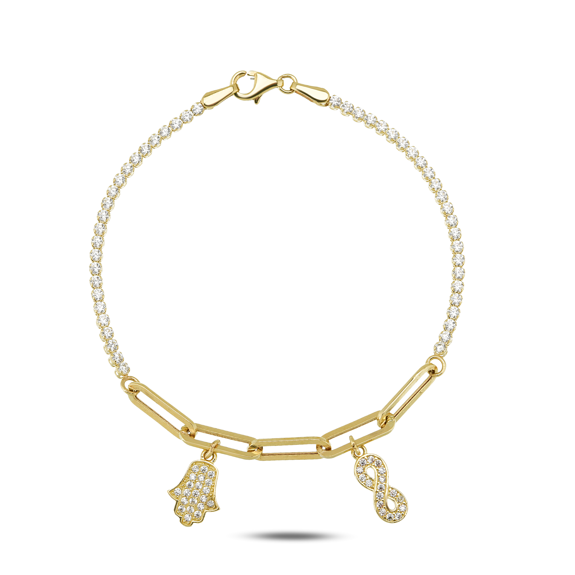 Fatma Ana Eli Charm Minimal Bileklik