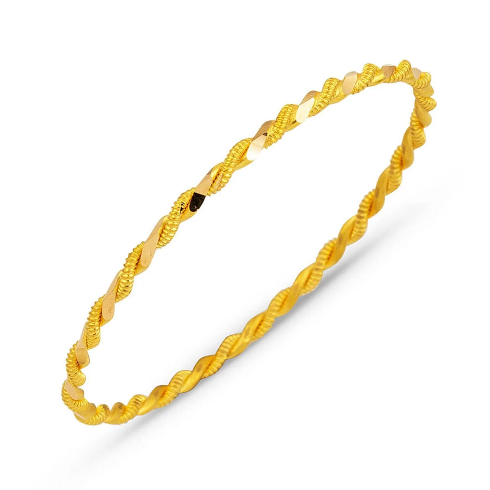 22 ayar 15 gram İkili Burma Bilezik