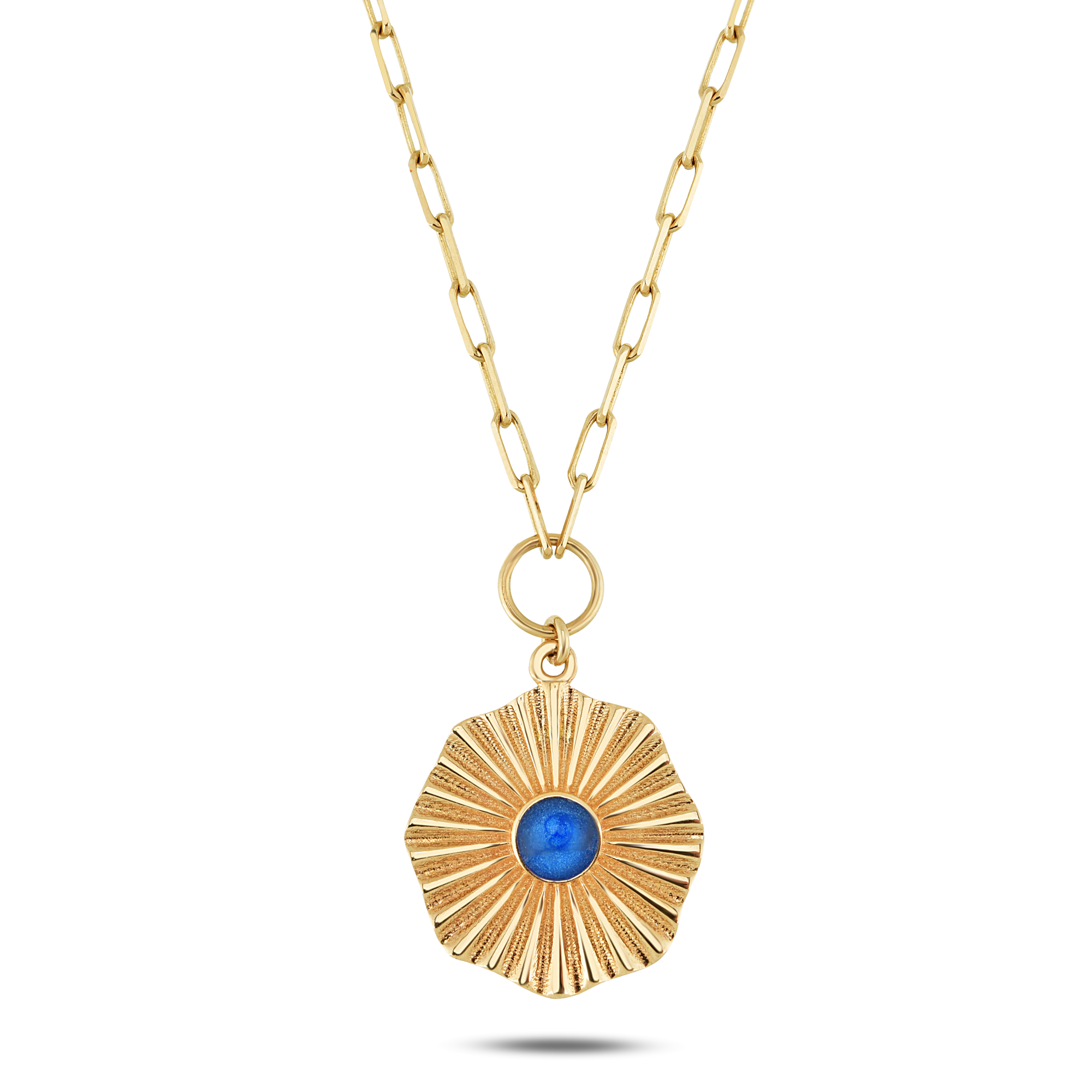 Antik Taşlı Tasarım Kolye