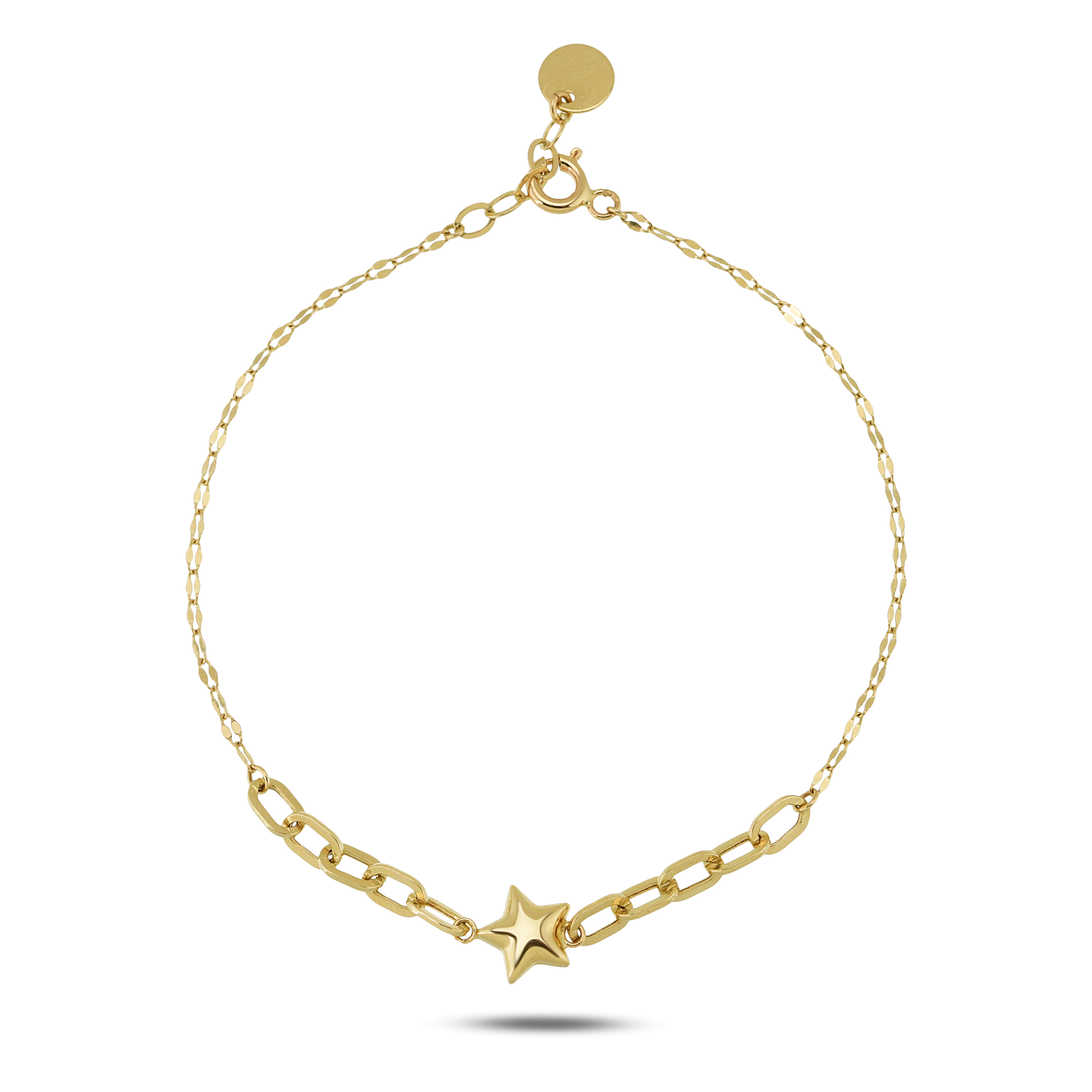 Yıldız Gold Minimal Bileklik