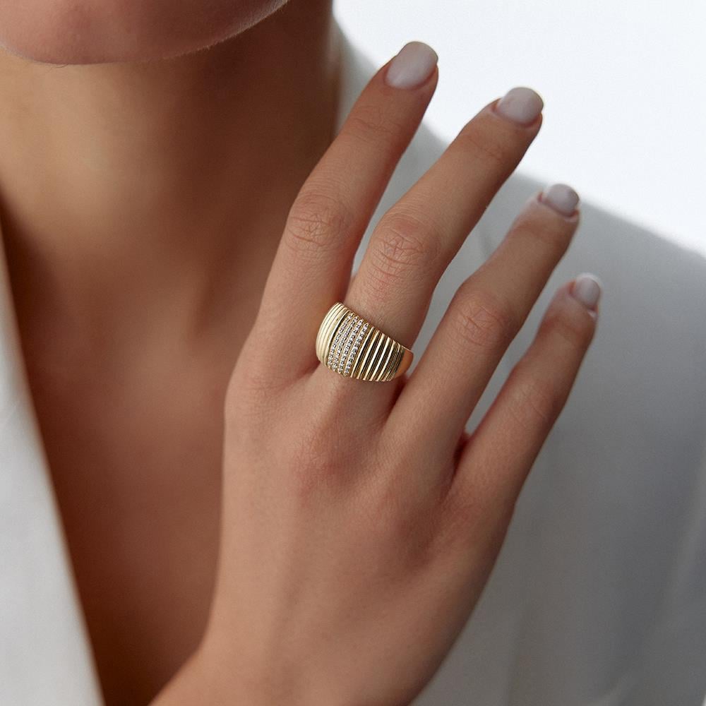 Taşlı Baby Mussels Yüzük