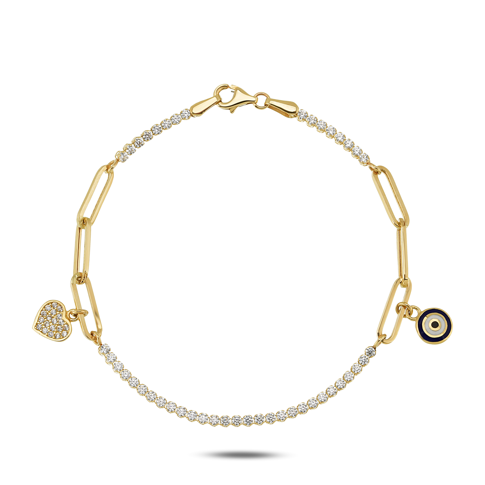 Heart Eye Minimal Bileklik