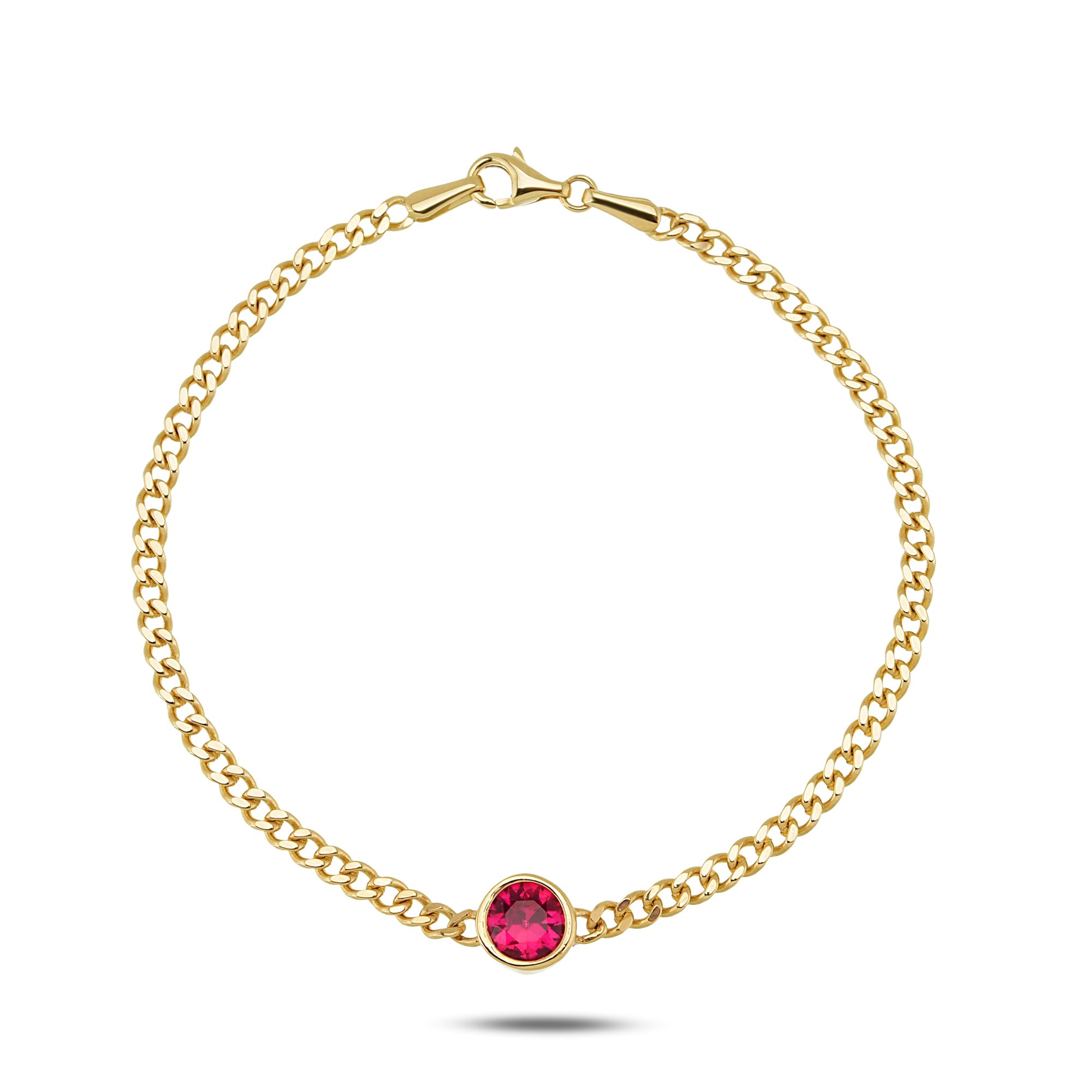 Fuchsia Shine Minimal Bileklik