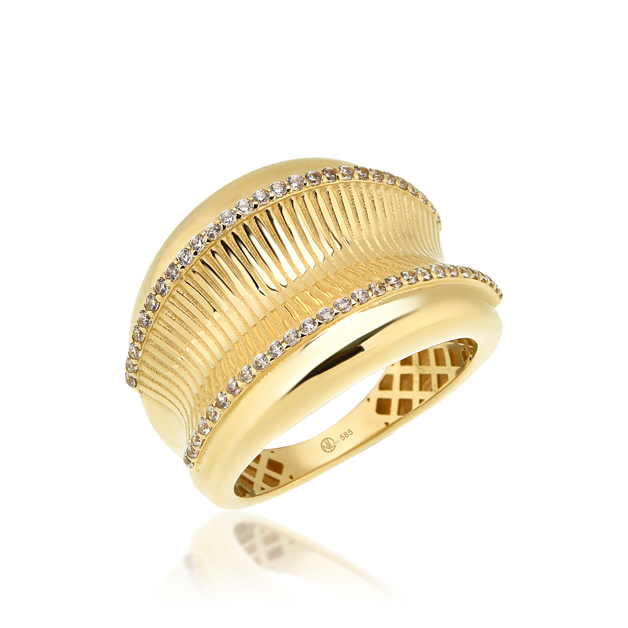 Oval Taşlı Yüzük