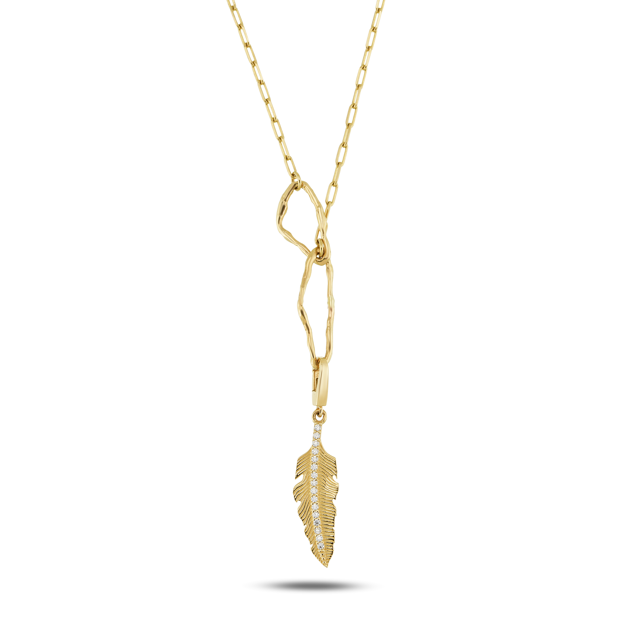 Feather Charm Tasarım Kolye