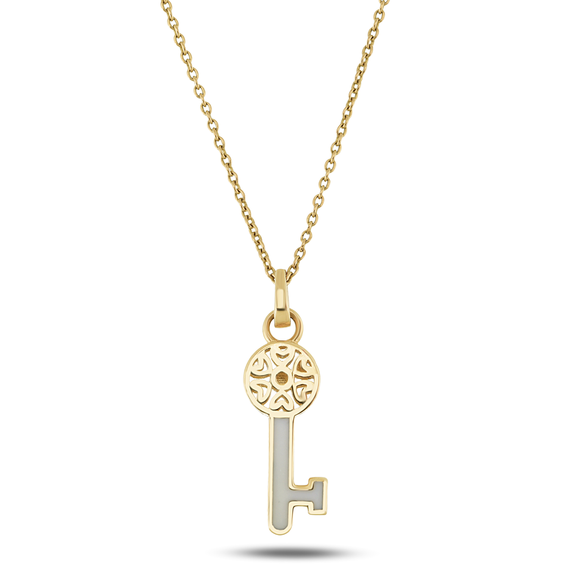 Silver Key Zincir Kolye