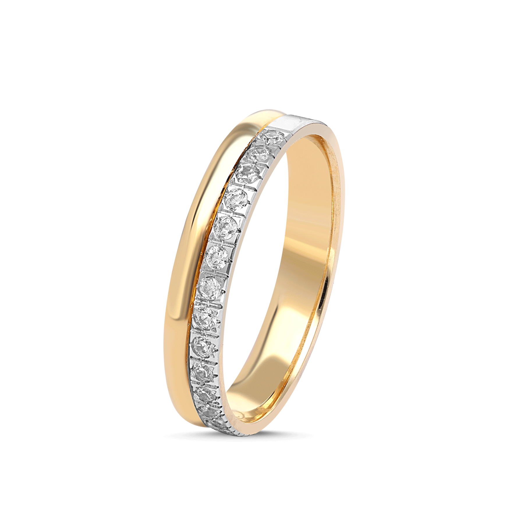 Çift Sıra Taşlı Kadın Alyans