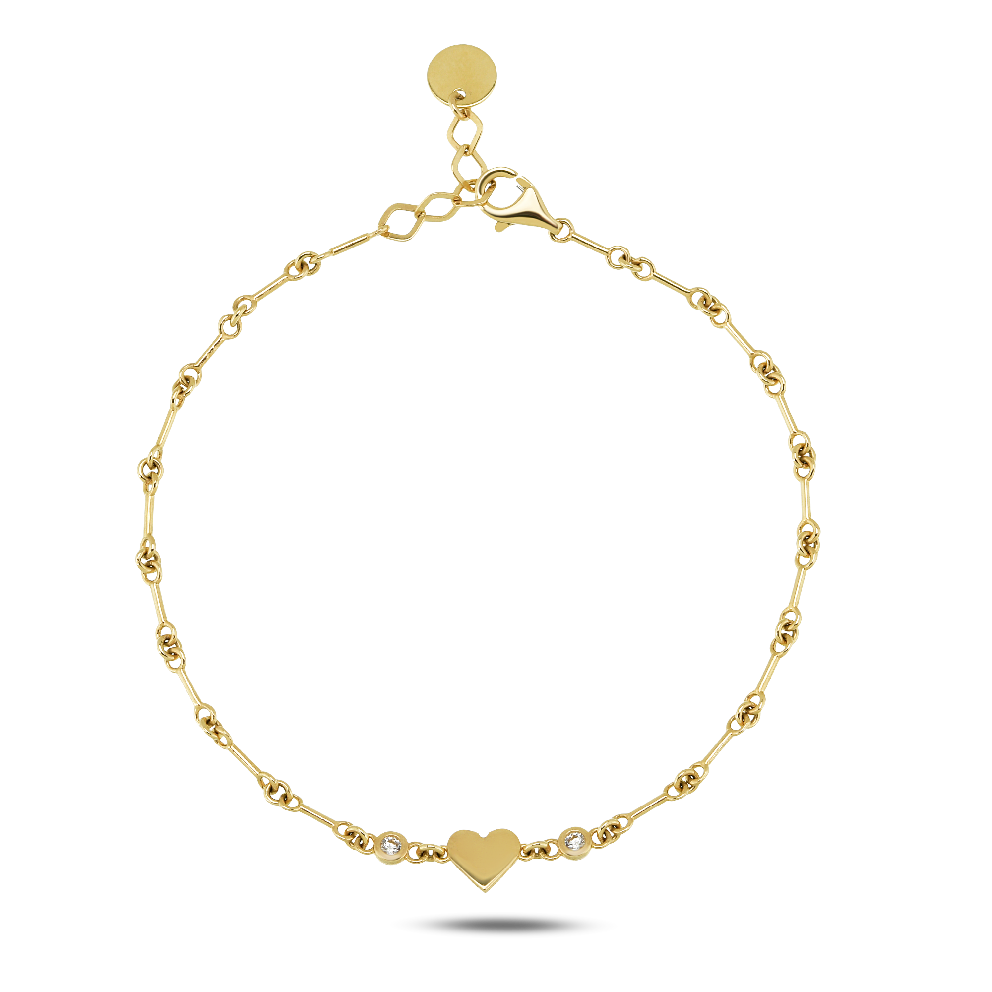 Heart Gold Minimal Bileklik