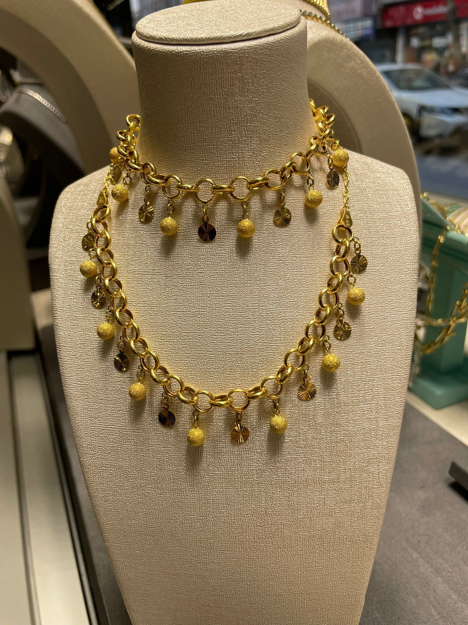 22 Ayar Gerdanlık & Bileklik Set