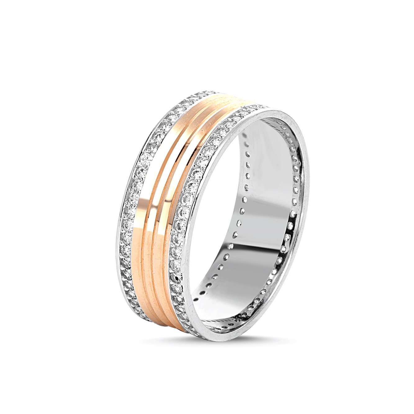 Rose Taşlı Ray Kadın Alyans