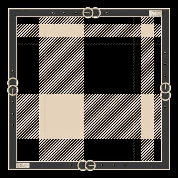  LA BOUTIQUE 1934 TWILL İPEK - 09Y - 90X90