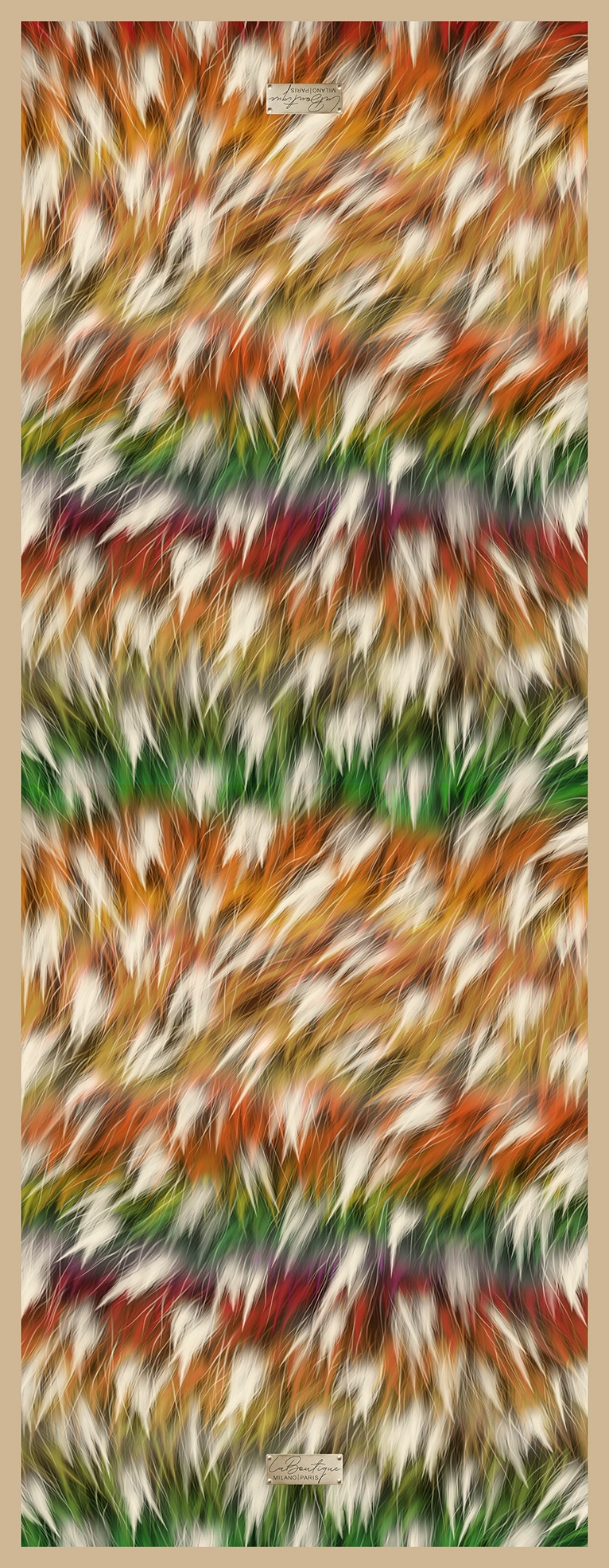 Nostalji Herbal Şal 9113 - 02 - 70x190