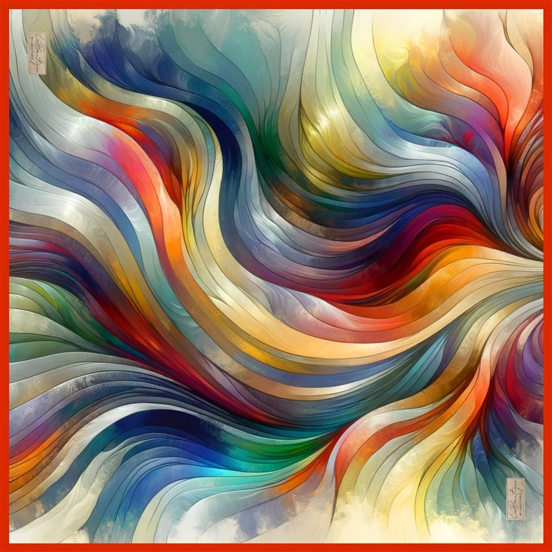 Yaz Serinliği Eşarp 2360-01 90x90