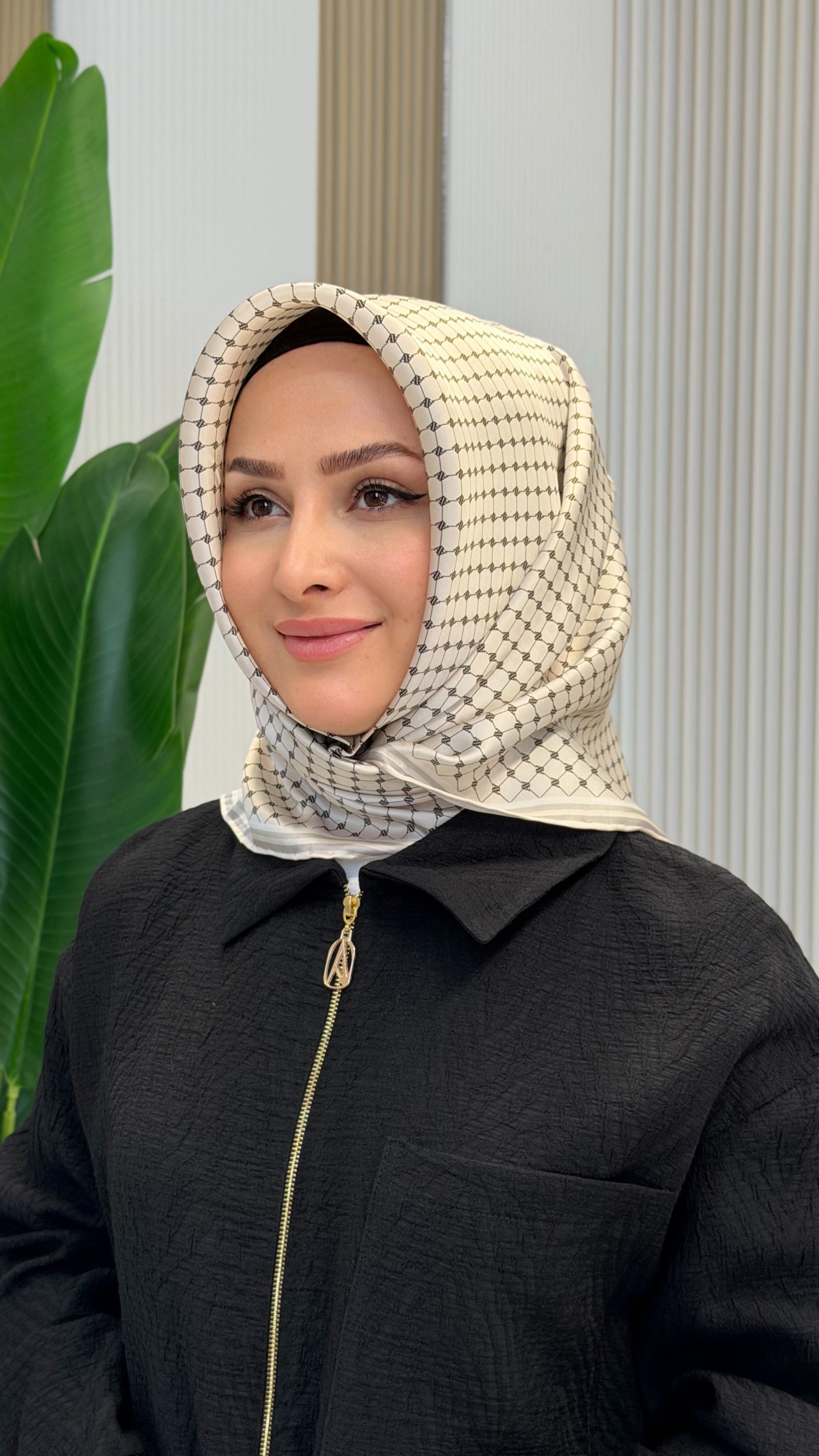 ARMİNE SAF İPEK EŞARP 9345D (S-87)