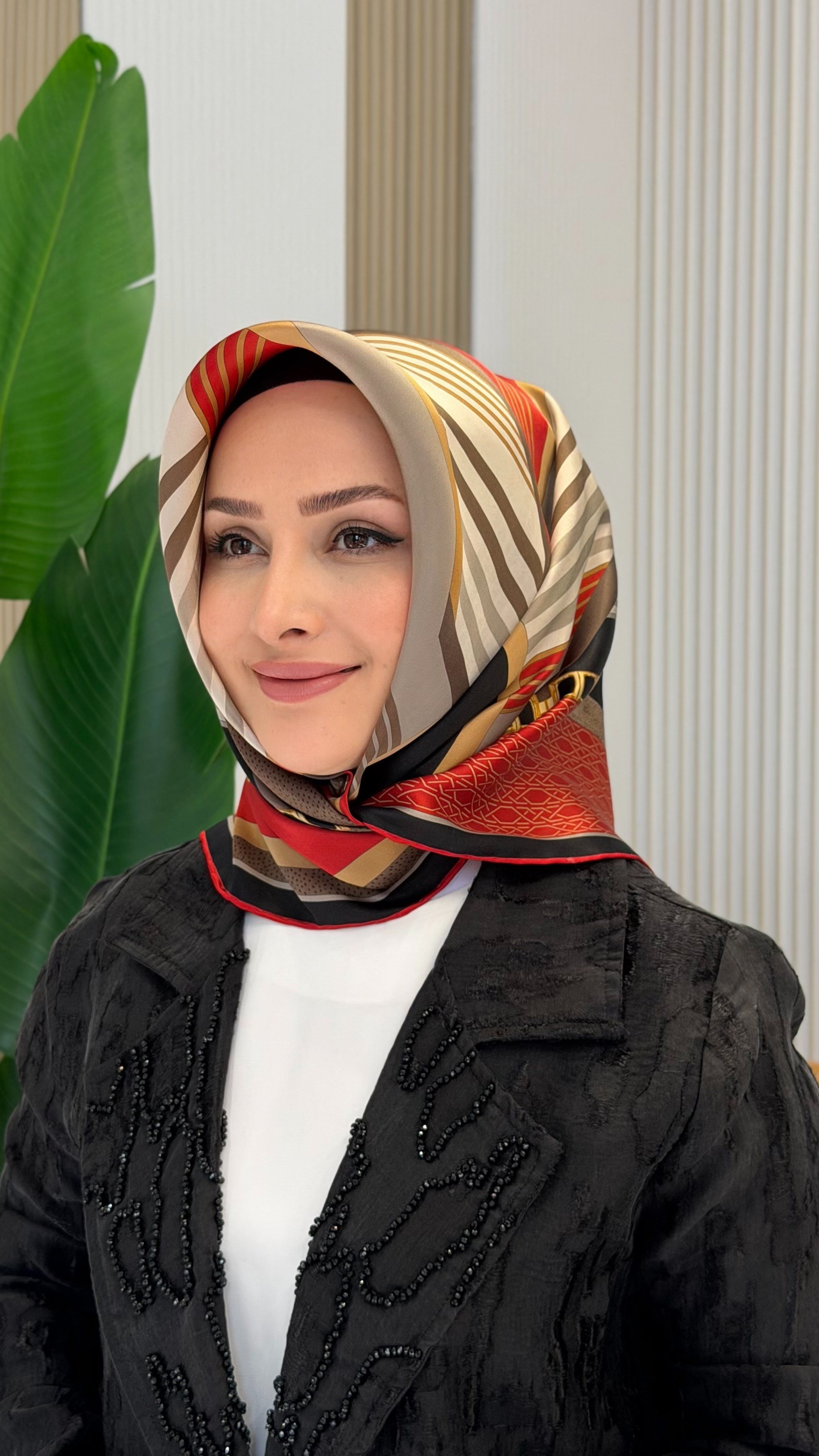 ARMİNE SURA İPEK EŞARP - 9521-05