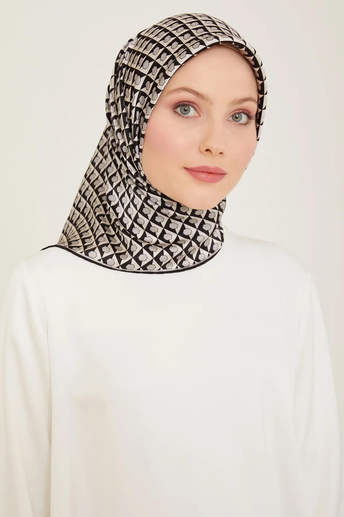 ARMİNE SURA SAF İPEK EŞARP 9109D 
