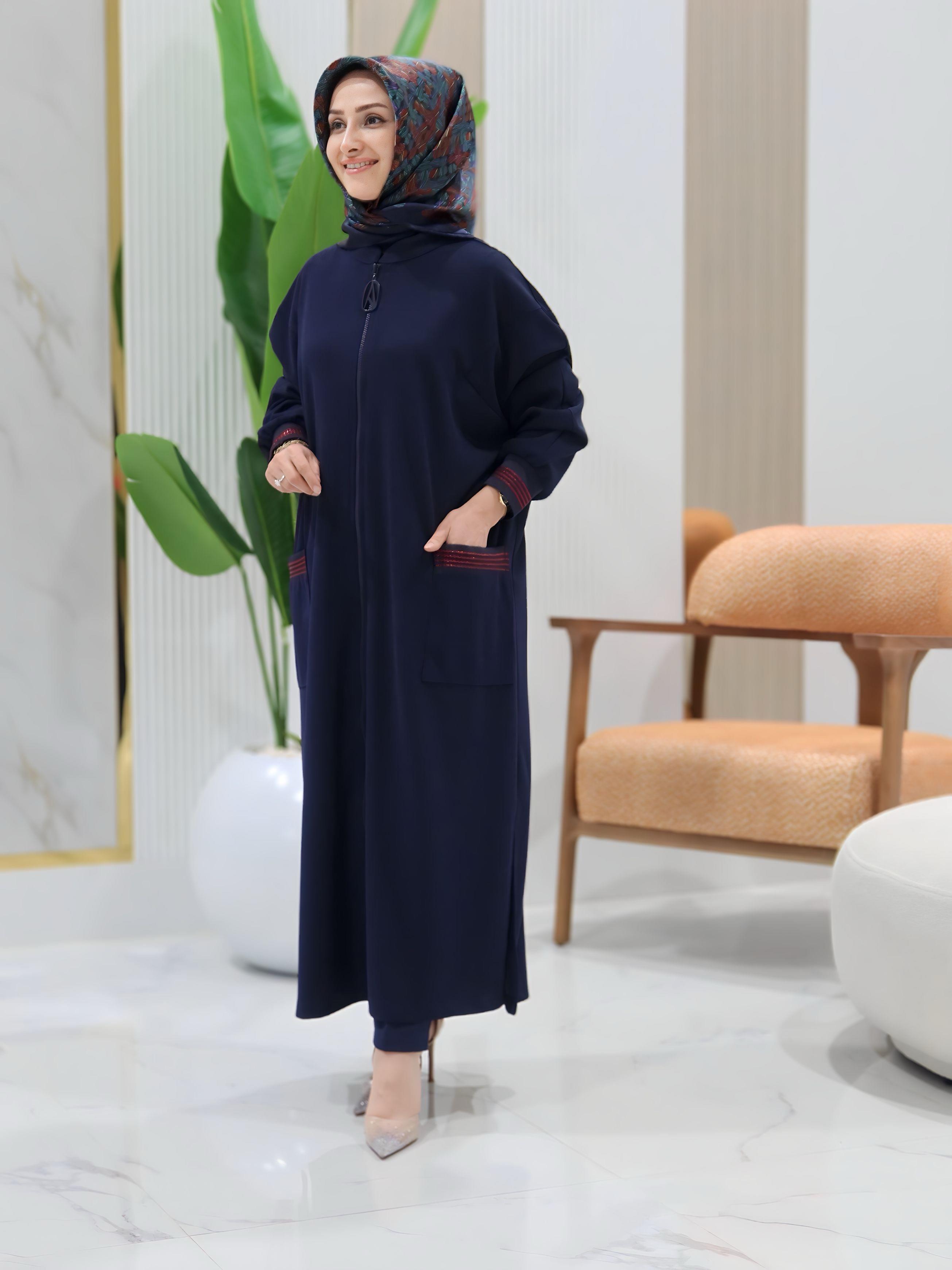ARMİNE TREND FERMUARLI HIRKA- 25KT557