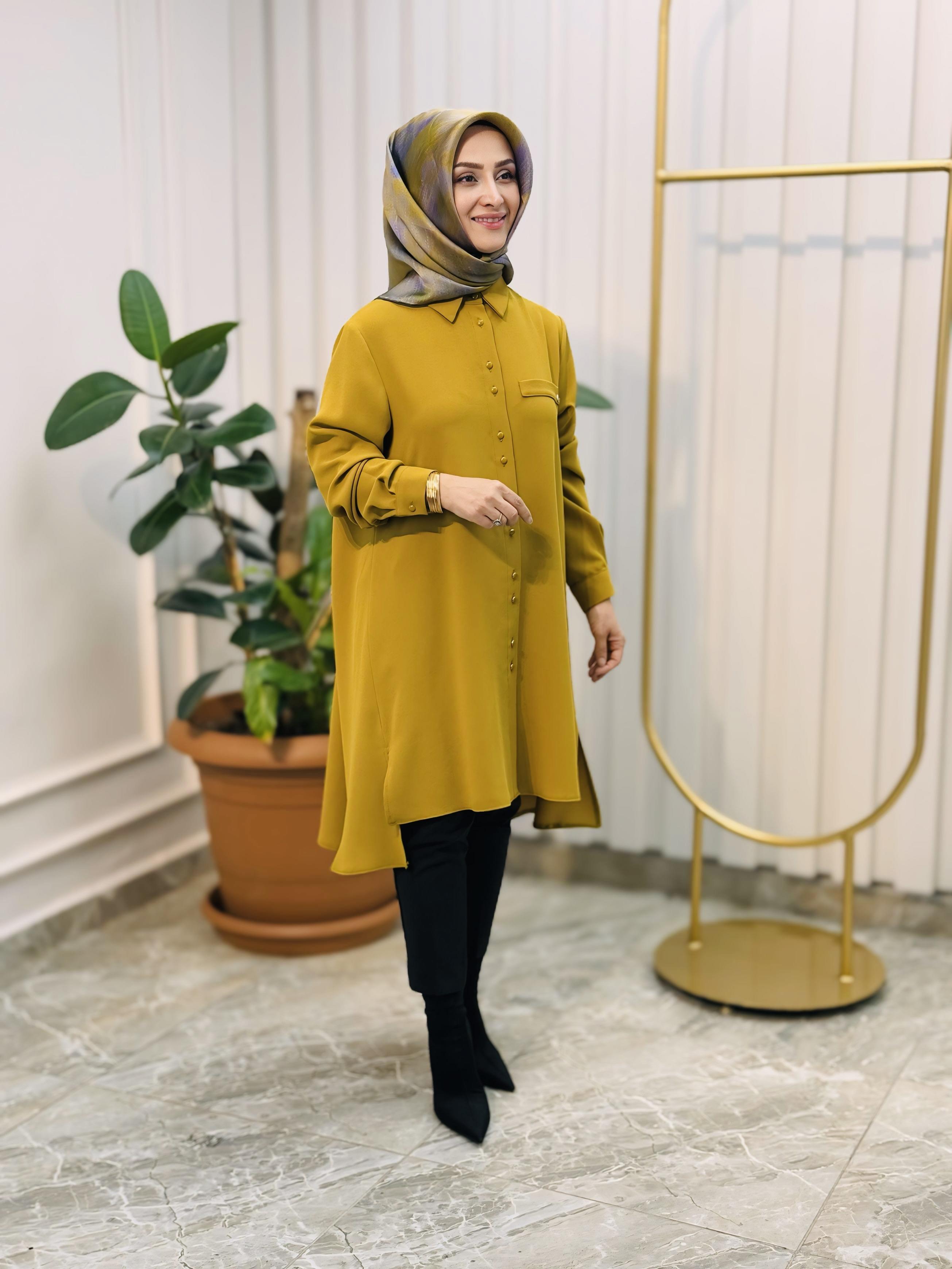 ARMİNE TREND ÖNÜ KISA TUNİK -24KT444