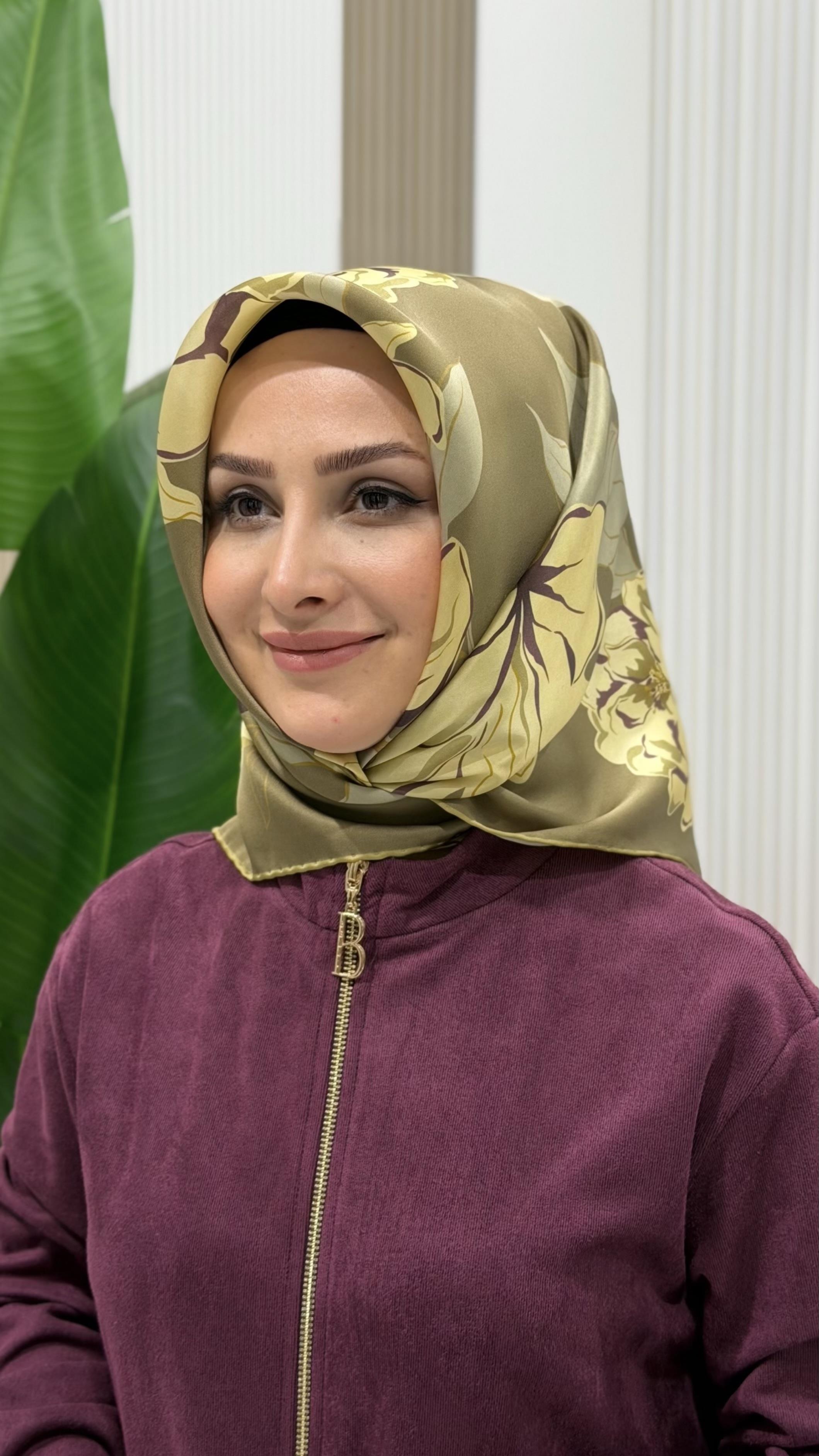 ARMİNE TWILL İPEK EŞARP 9509-52