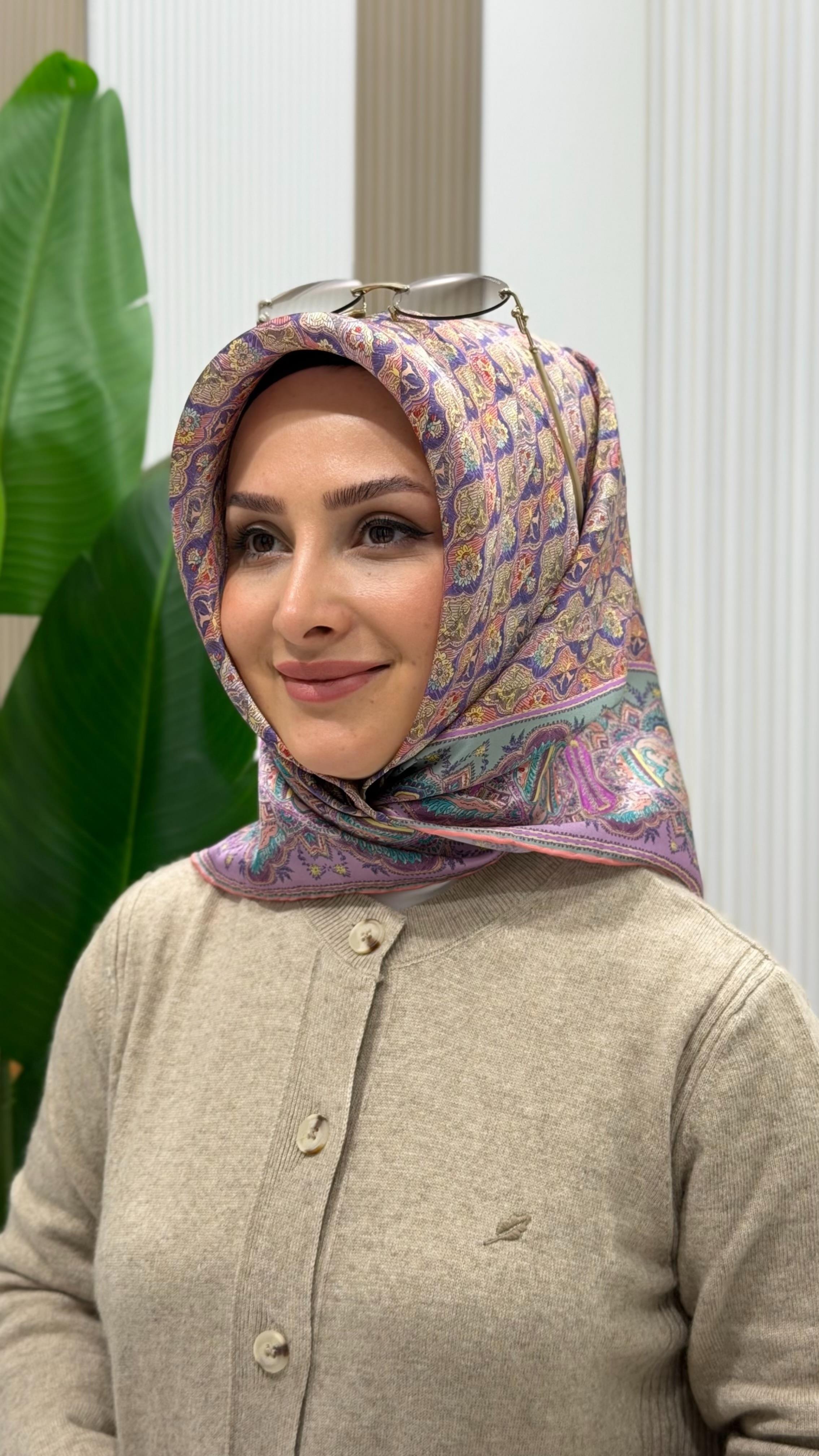 ARMİNE TWILL İPEK EŞARP 9518-84