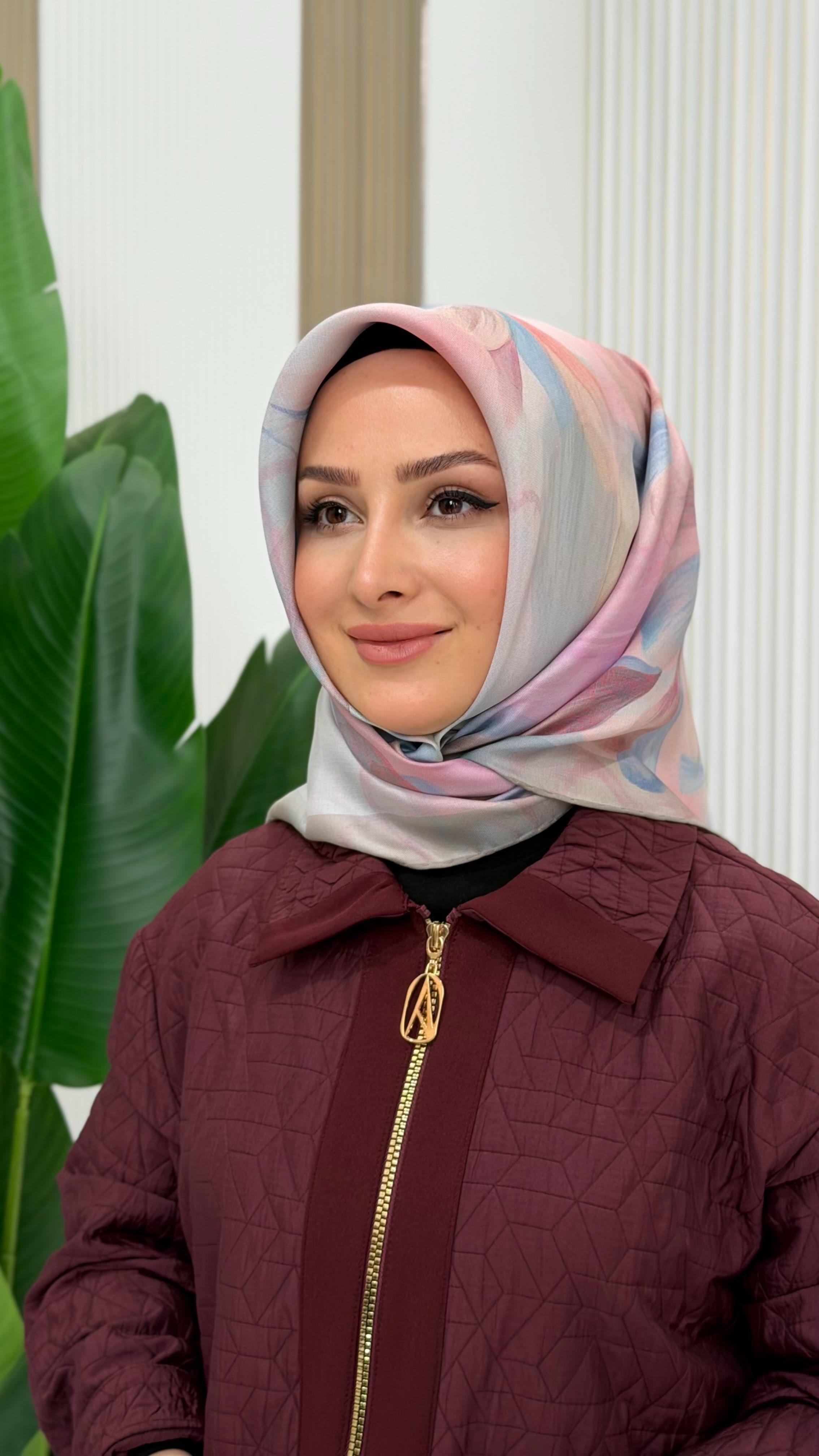 ARMİNE TWILL İPEK EŞARP - 9519-86